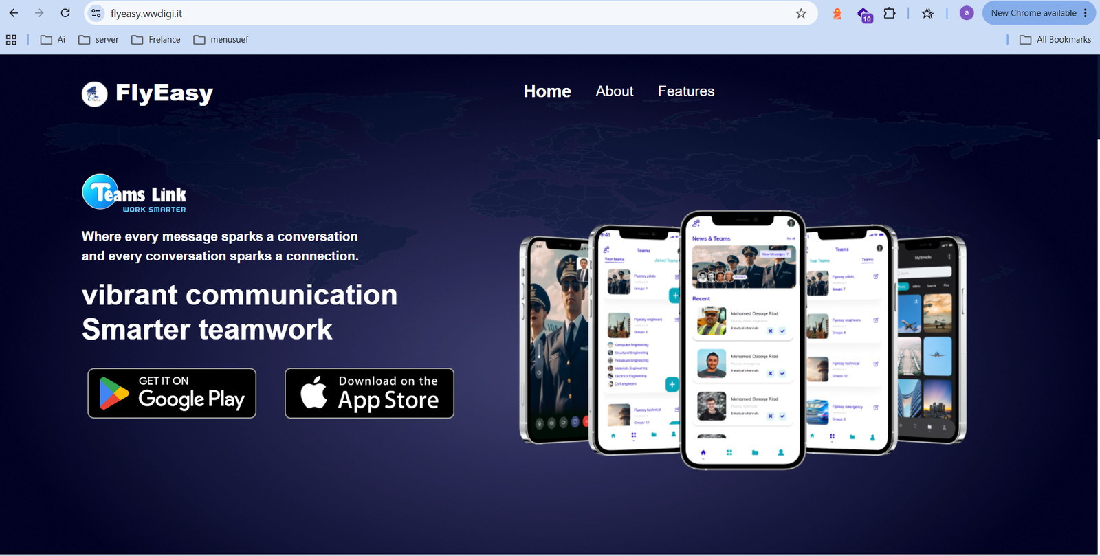 FlyEasy - EgyptAir Chat App